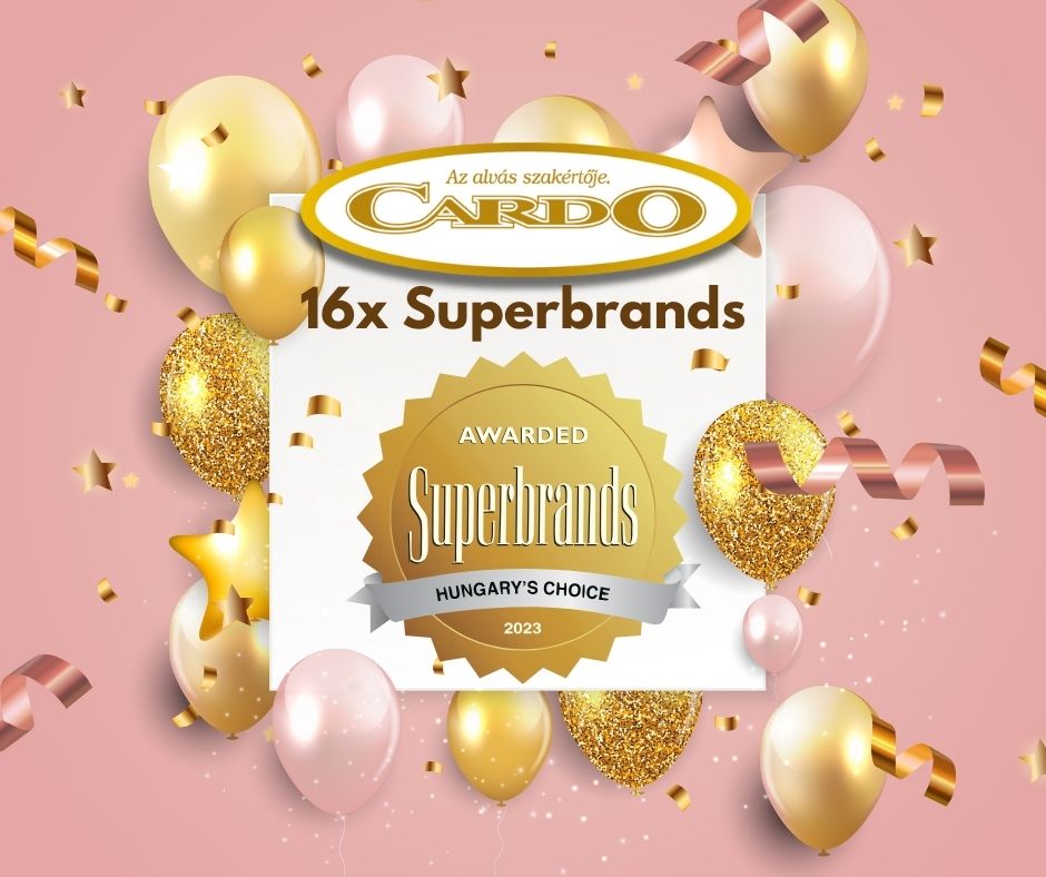 Tizenhatodszor is Superbrands győztes a Cardo!