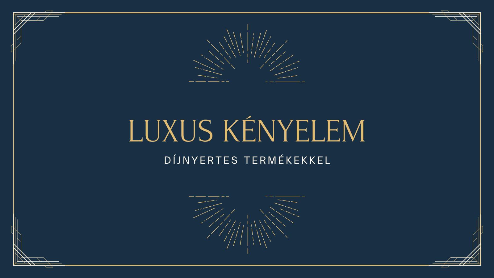 Luxus kényelem